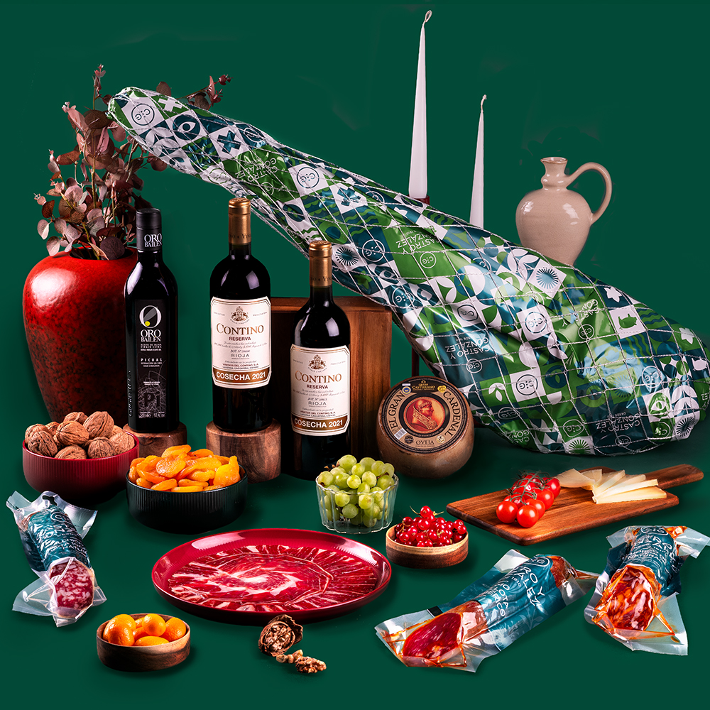 Lote de Navidad con Jamon de bellota