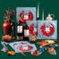Lote de navidad con jamon loncheado