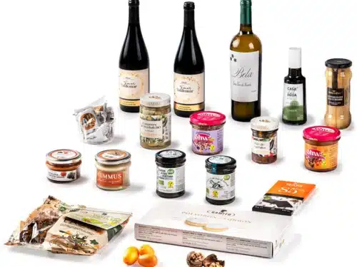 Lote Gourmet Gondíaz con Rioja Tinto FINCAS VALDEMAR Reserva — regalo de Navidad para empresas — CL183 (apto vegano)