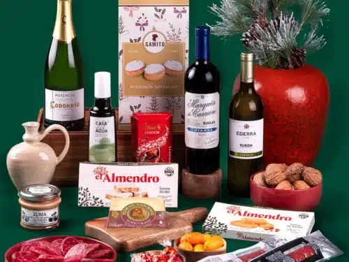 Lote Gourmet Gondíaz con Cava CODORNIU Herencia Brut — regalo de Navidad para empresas — CL187