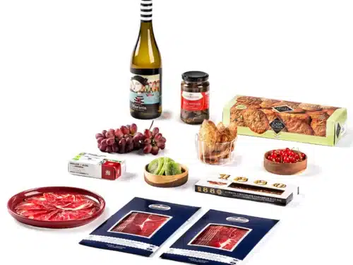 Lote Gourmet Gondíaz con Jamón de Cebo 50% Ibérico JULIAN MARTIN Guijuelo Estuche — regalo de Navidad para empresas — CL233