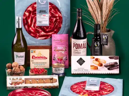 Lote Gourmet Gondíaz con Paleta de Bellota 75% R.I. GONDIAZ Lonch. Cuchillo — regalo de Navidad para empresas — CL293