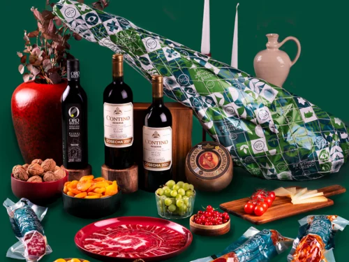 Lote Gourmet Gondíaz con Jamón de Bellota 75% R.I. CASTRO Y GONZÁLEZ de 7,2 — regalo de Navidad para empresas — CL606BJ