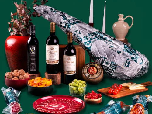 Lote Gourmet Gondíaz con Jamón Selección 100% CASTRO Y GONZALEZ Salamanca de 6,5 — regalo de Navidad para empresas — CL606FJ