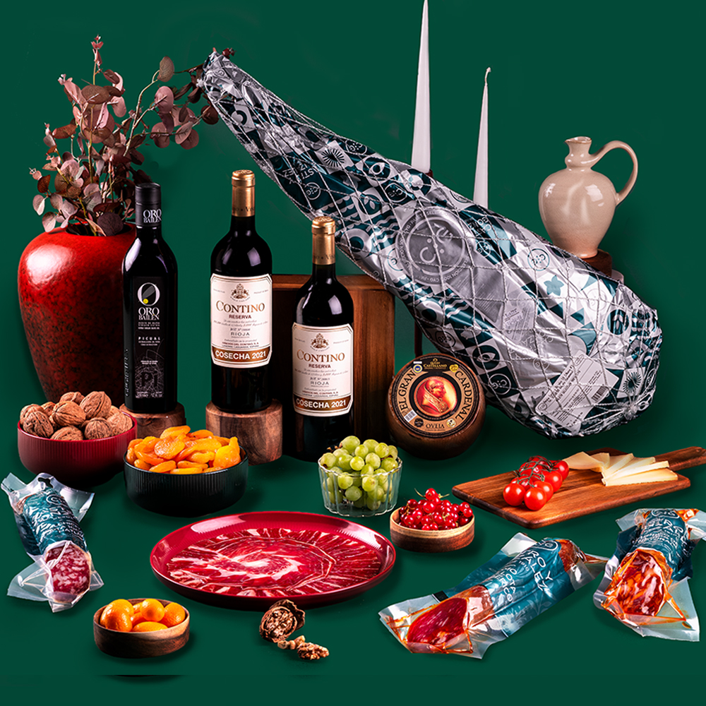 Lote Gourmet Gondíaz con Paleta Selección 100% CASTRO Y GONZALEZ Salamanca de 4,4 — regalo de Navidad para empresas — CL606FP