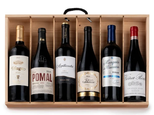 Estuche de Vino Gondíaz con Rioja Tinto AZPILICUETA Crianza 22/23 — regalo de Navidad para empresas — ES455