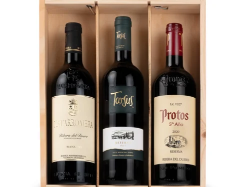 Estuche de Vino Gondíaz con Ribera del Duero Tinto MATARROMERA Crianza — regalo de Navidad para empresas — ES457