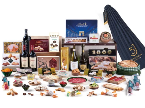 Cesta de Navidad Gondíaz con Paleta de Bellota 100% Ibérica 5 JOTAS Jabugo — regalo de Navidad para empresas — MB-P5-SL