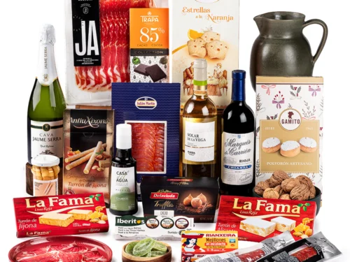 Lote de Navidad Gondíaz con Paleta Reserva 50% Duroc JA Cedrillas Teruel Loncheado — regalo de Navidad para empresas — SD203