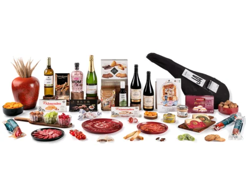Lote de Navidad Gondíaz con Jamón Reserva 50% Duroc JA Cedrillas Teruel 12 meses — regalo de Navidad para empresas — SD217OO