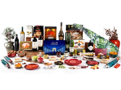 Lote de Navidad Gondíaz con Jamón de Bellota 75% R.I. CASTRO Y GONZÁLEZ de 7,2 — regalo de Navidad para empresas — SD222BJ