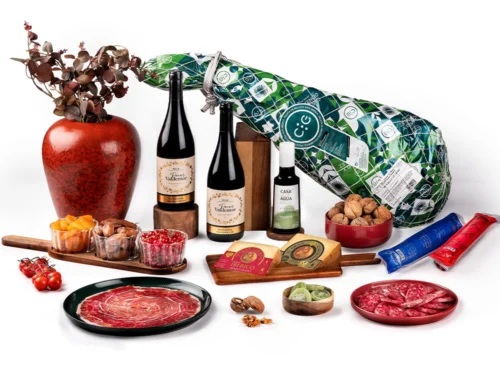 Lote de Navidad Gondíaz con Paleta de Bellota 100% Ibérica CASTRO Y GONZÁLEZ — regalo de Navidad para empresas — SD702BP