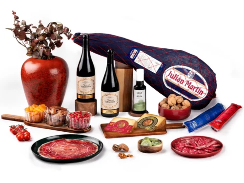 Lote de Navidad Gondíaz con Paleta de Cebo 50% Raza Ibérica JULIAN MARTIN — regalo de Navidad para empresas — SD702CP